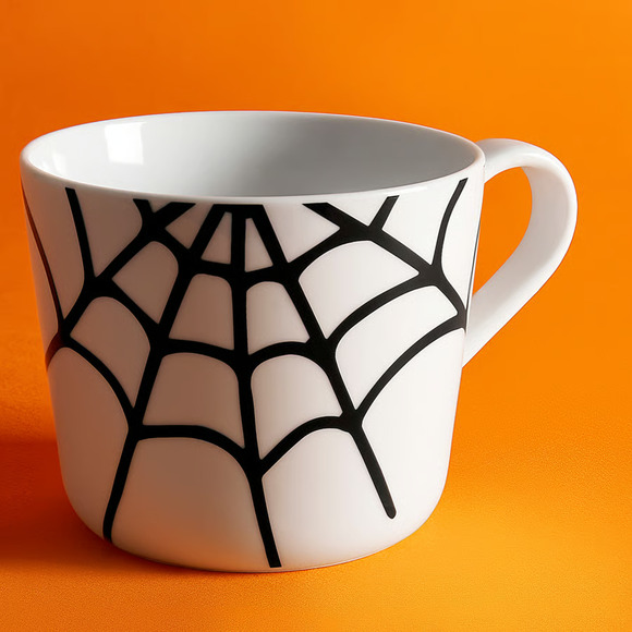 IKEA KUSTFYR Mug, White/Black, 12 oz (706.173.58) NEW - Picture 2 of 2